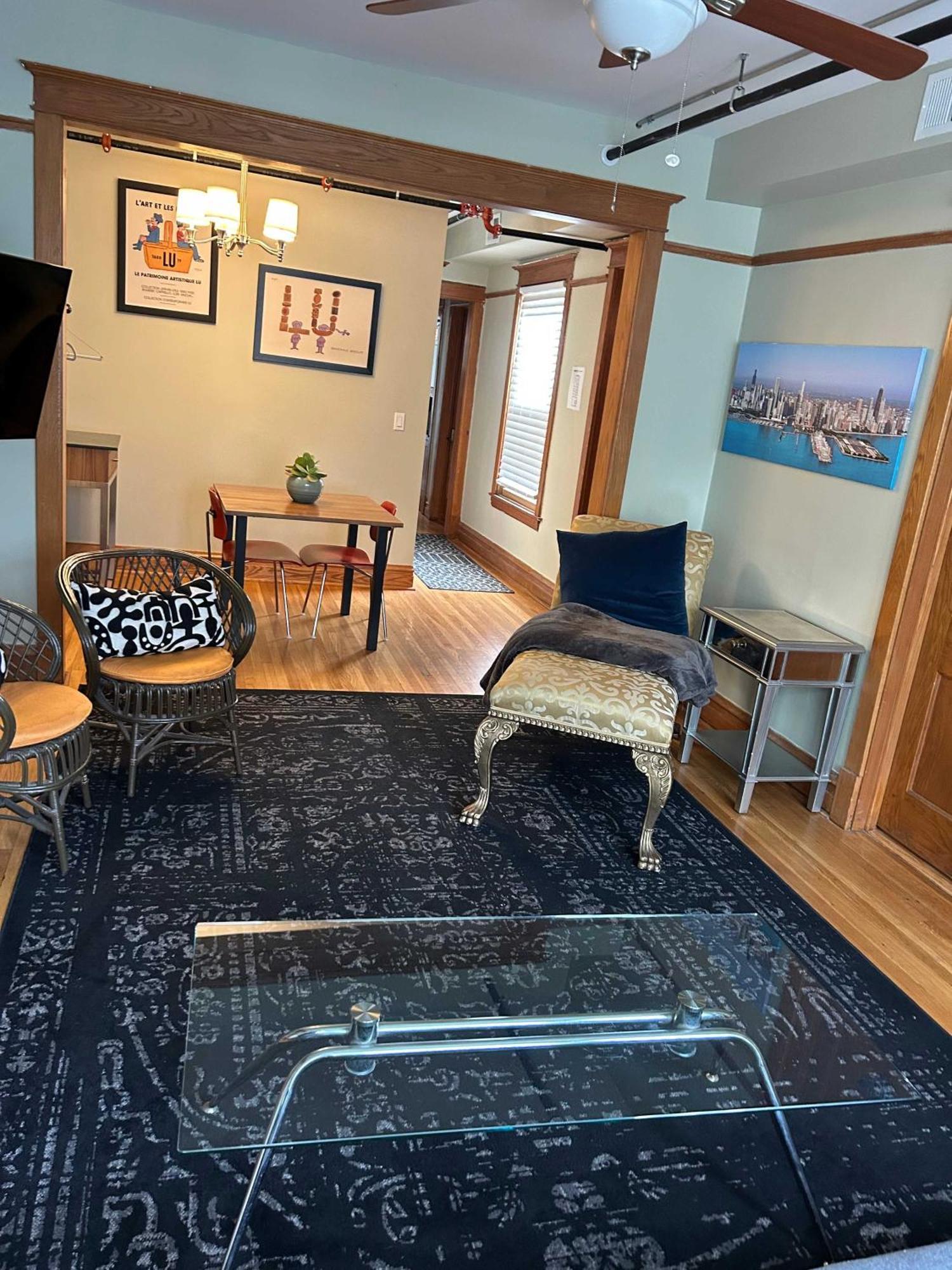 שיקגו Blue Room In Dorothy'S Bnb מראה חיצוני תמונה